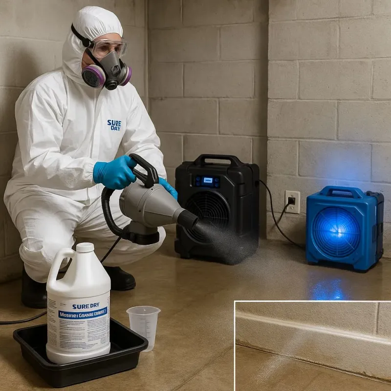 Sanitization and Odor Removal process in Wakefield-Peacedale, RI